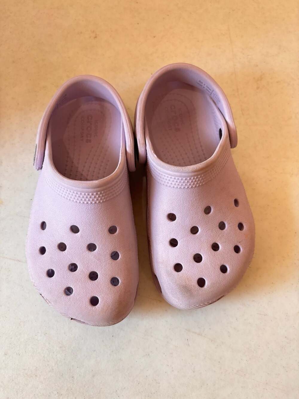 Crocs Toddler Classic Clogs Lavender Pink Size 10